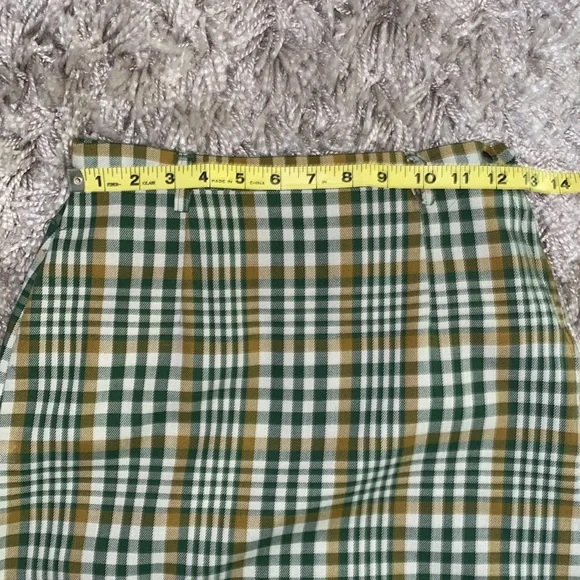 Vintage plaid pencil skirt - Picture 3 of 4